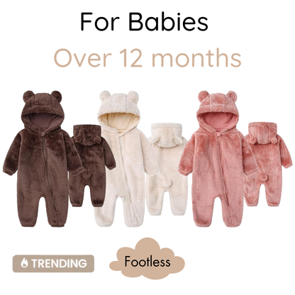 SnuggleBabies™ Bear Fleece Suit