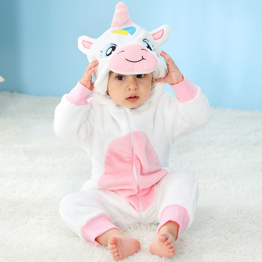 SnuggleBabies™ Unicorn Fleece Suit