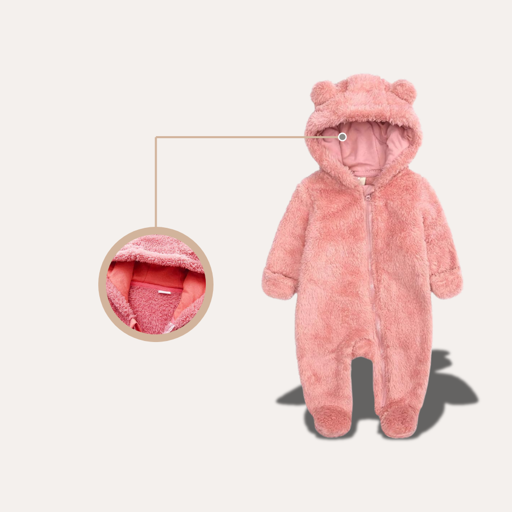 SnuggleBabies™ Bear Fleece Suit