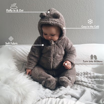 SnuggleBabies™ Bear Fleece Suit