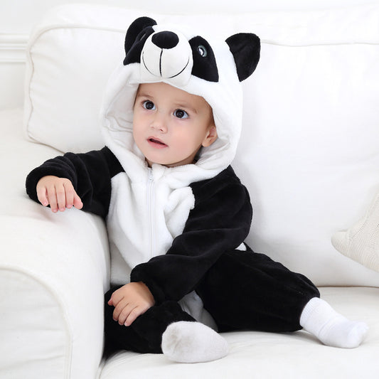 SnuggleBabies™ Panda Fleece Suit